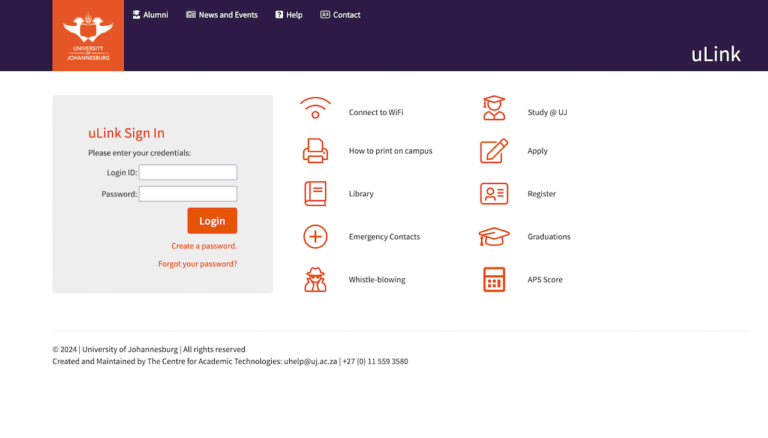 Your Complete Guide to UJ uLink: University of Johannesburg's Online ...